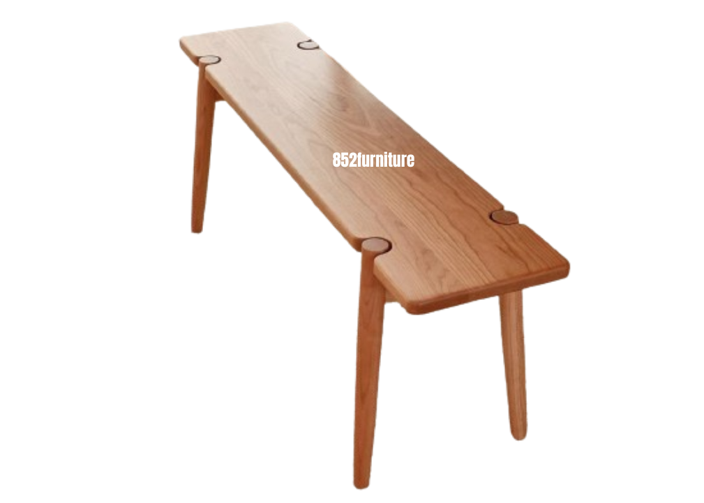 A056 日式實木長椅 (Solid wood bench)
