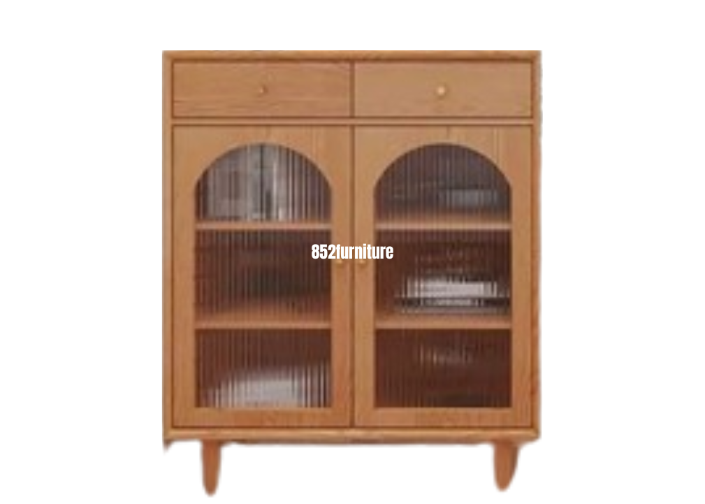 A074長虹玻璃餐邊櫃 (Wooden sideboard)