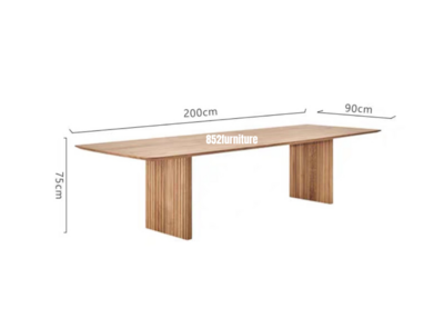 A079日式橡木餐桌(Oak dinning table)