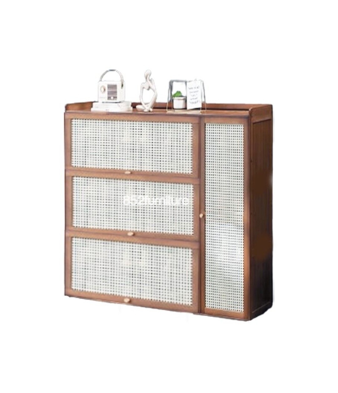A155日式藤面鞋櫃(Rattan shoe cabinet)