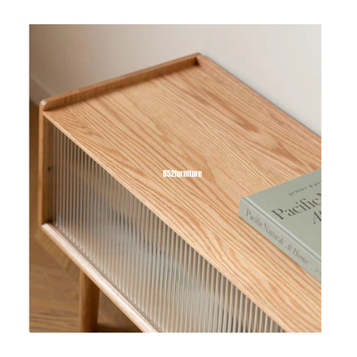 (包送貨安裝 | Delivery and Assembly Included) A163橡木玻璃電視櫃 (tv cabinet)