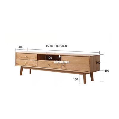 (包送貨安裝 | Delivery and Assembly Included)  A189 日式橡木電視櫃 (tv cabinet)