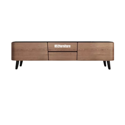 A234黑胡桃貼皮電視櫃  (Black Walnut Veneer Tv Cabinet)