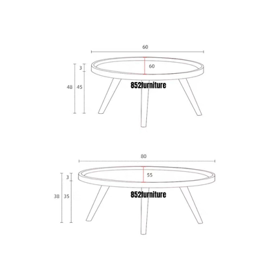 (包送貨安裝 | Delivery and Assembly Included)  A238黑胡桃貼皮斗櫃 (Black Walnut Veneer Coffee Table)