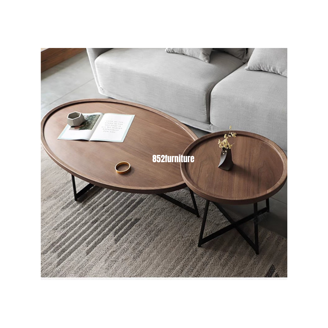 A238黑胡桃貼皮斗櫃 (Black Walnut Veneer Coffee Table)