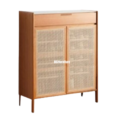 A266日式藤面鞋櫃(Rattan shoe cabinet)
