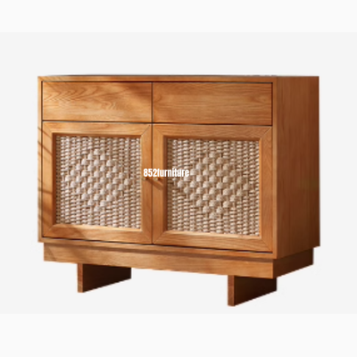 A274 藤織門餐邊櫃 (rattan dining sideboard)
