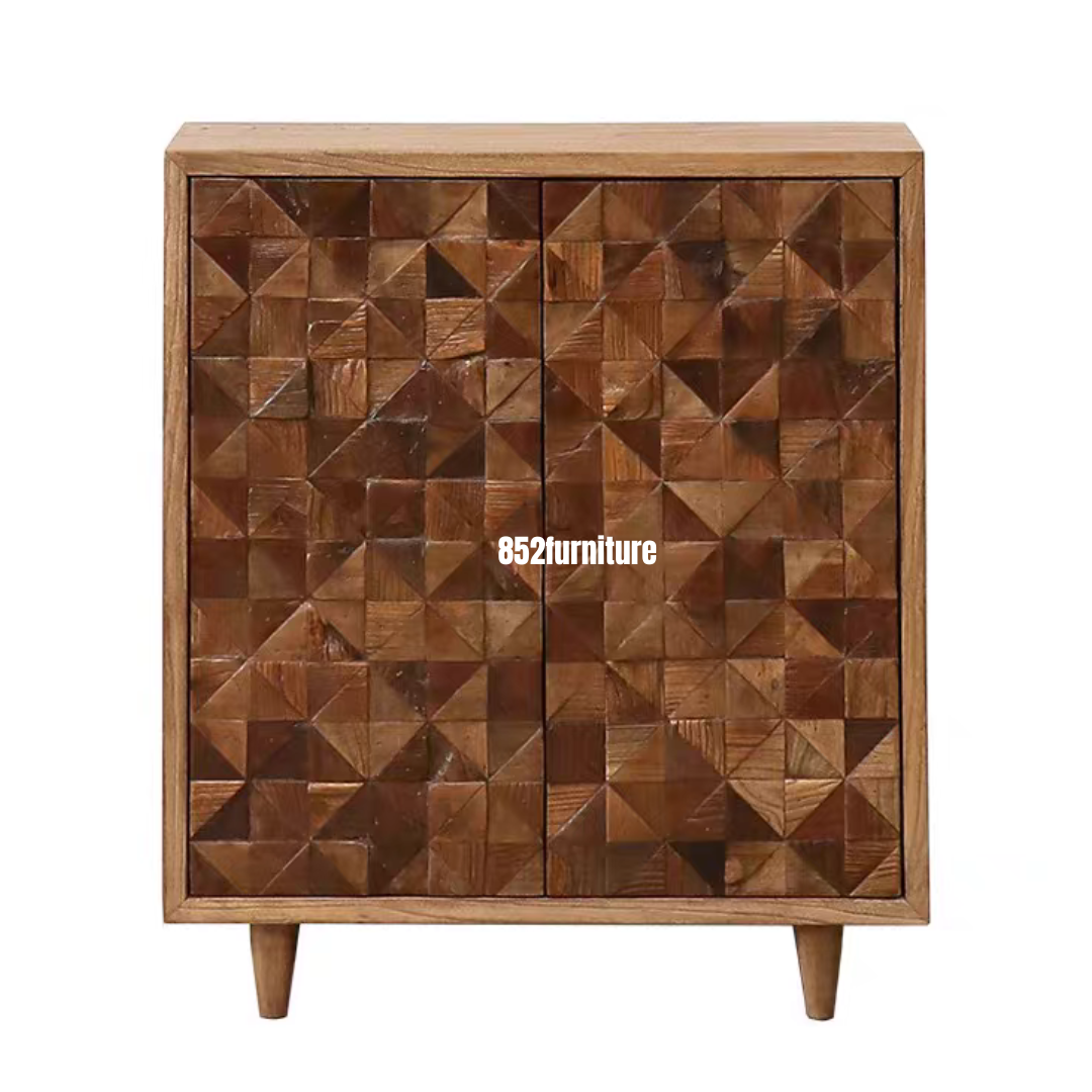 A280日式併花鞋櫃 (Pattern shoe cabinet)