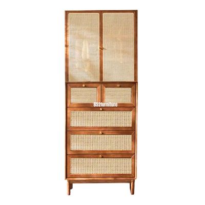 A297 日式藤面斗櫃 (Rattan chest of drawers)