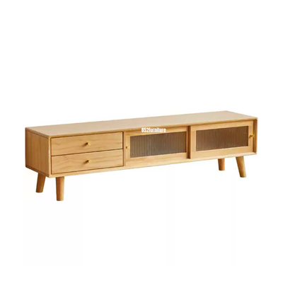 A478日式玻璃電視櫃 (Wooden tv cabinet)