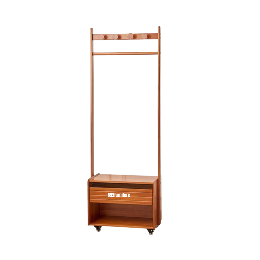 A341實木落地衣架 (floor wardrobe)