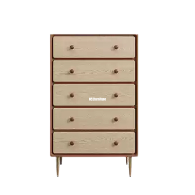 A298日式實木斗櫃 (chest of drawers)
