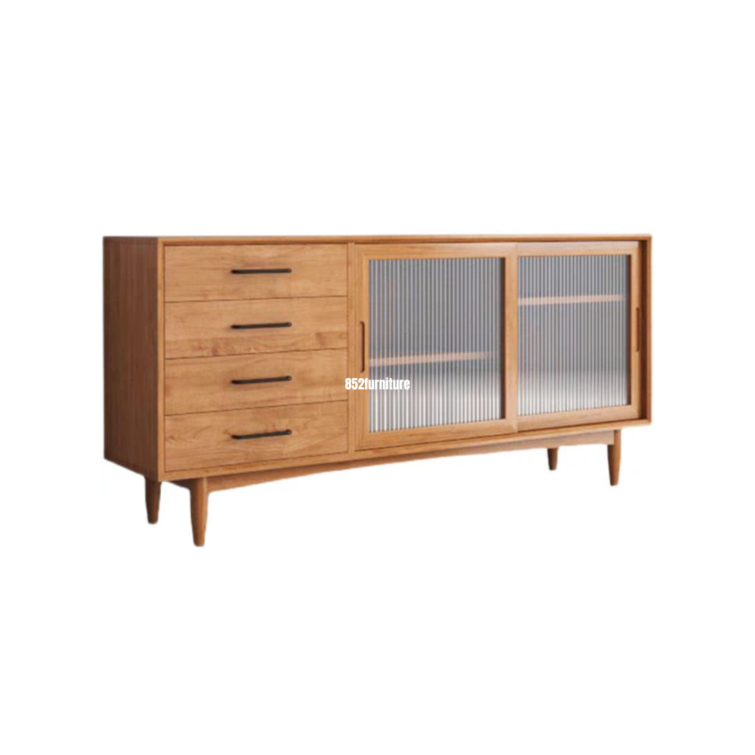 A109 日式長虹玻璃餐邊櫃 (dining sideboard)