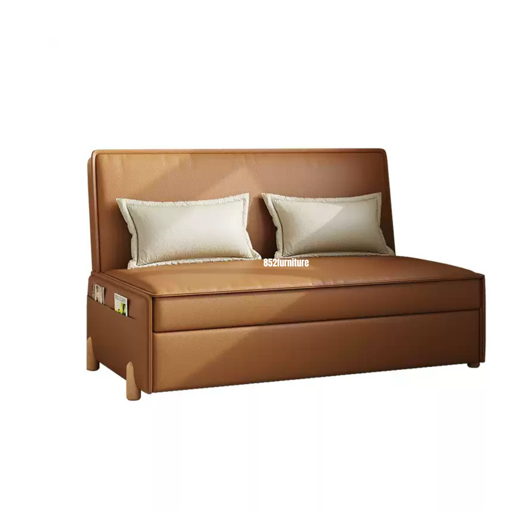 A497 彷皮梳化床 (imitation leather sofa bed)