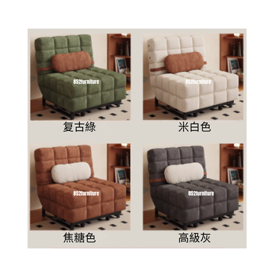 (包送貨安裝 | Delivery and Assembly Included) A367日式燈芯絨梳化床 (corduroy sofa bed)