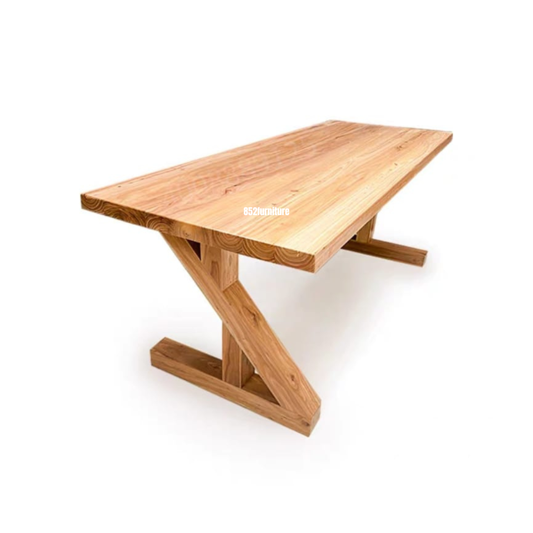 A442老榆木餐桌 (elm dining table)