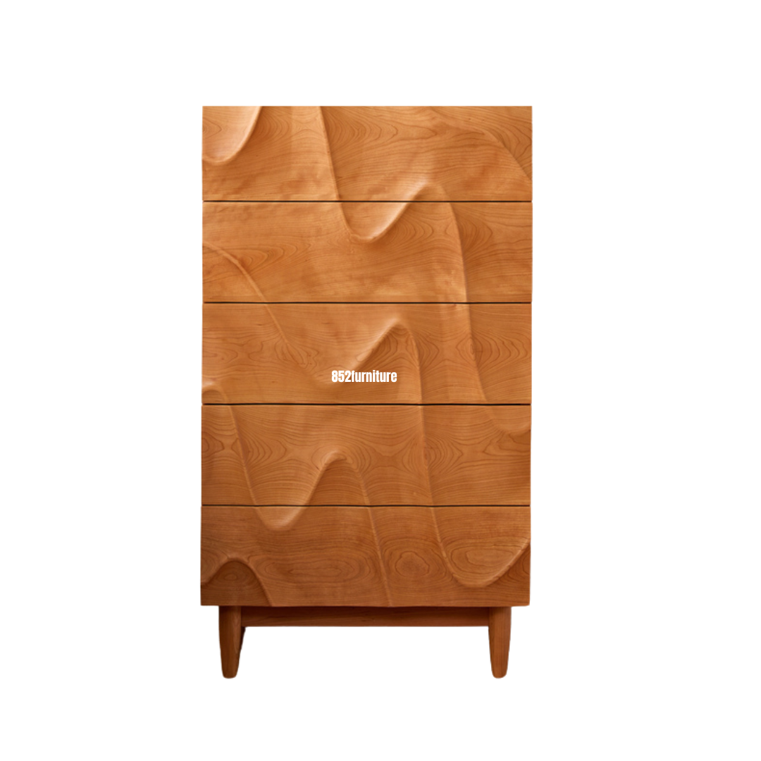 A446櫻桃木五斗櫃 (Cherry wood chest of drawers)
