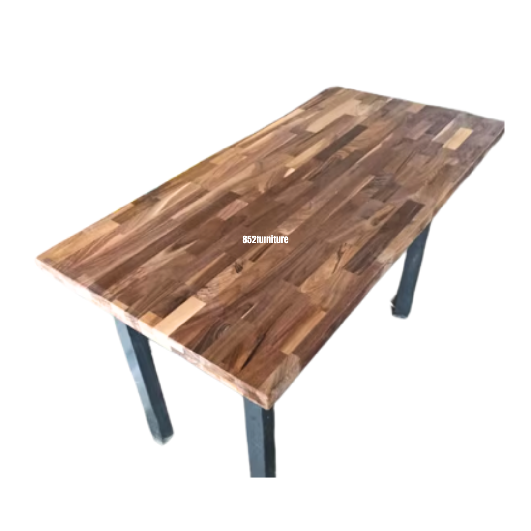 A144 實木拼接餐桌 (Solid wood jointing dining table)