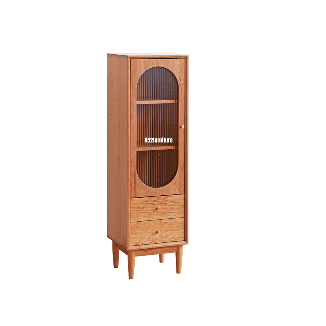 A513實木展示櫃 (Wooden display cabinet)