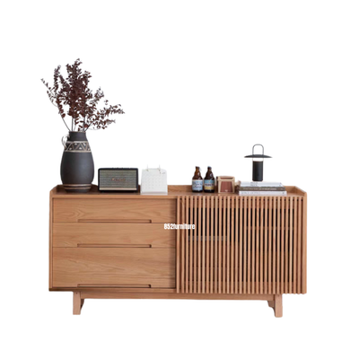 A515日式實木餐邊櫃 (wooden dining sideboard)