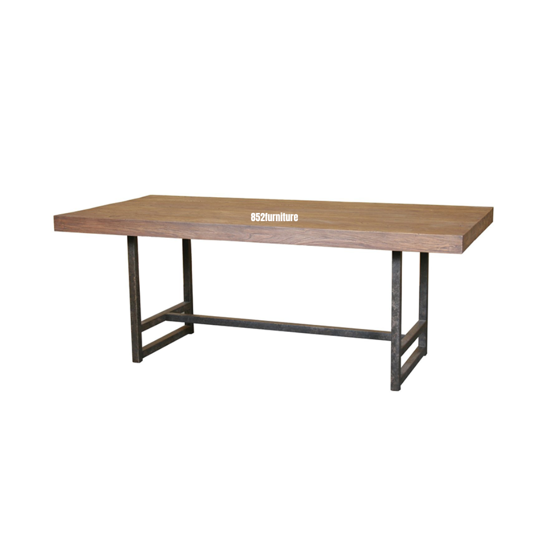 A517原木不規則實木餐桌 (dining table)