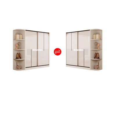 (包送貨安裝 | Delivery and Assembly Included)  A531趟門衣櫃 (Wooden sliding door wardrobe)