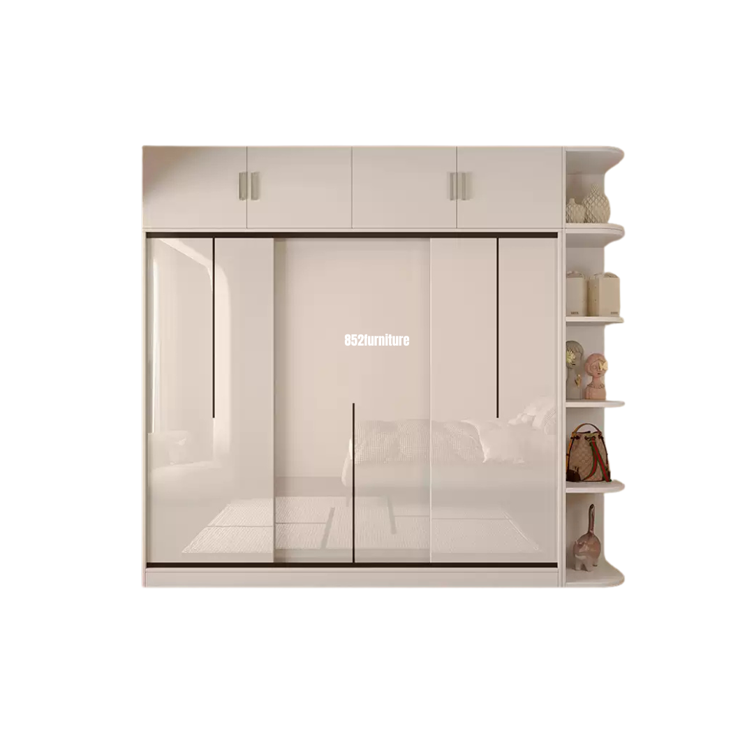 (包送裝安裝 | delivery and assembly included) A531趟門衣櫃 (Wooden sliding door wardrobe)