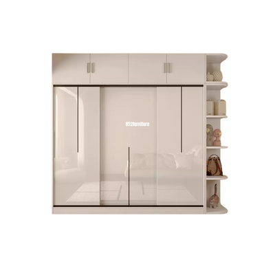 (包送裝安裝 | delivery and assembly included) A531趟門衣櫃 (Wooden sliding door wardrobe)