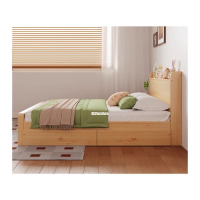 (包送貨安裝 | Delivery and Assembly Included)  A547木制大床 (Wooden bed frame)