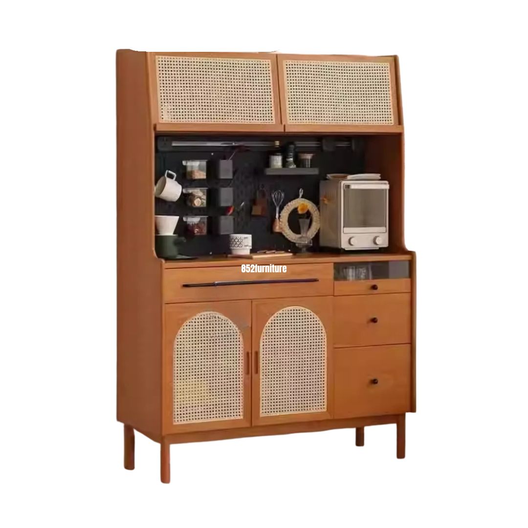 A129日式實木餐邊櫃 (dining sideboard)