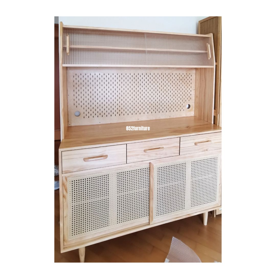 A561 藤織面餐邊櫃 (Rattan Dining sideboard)