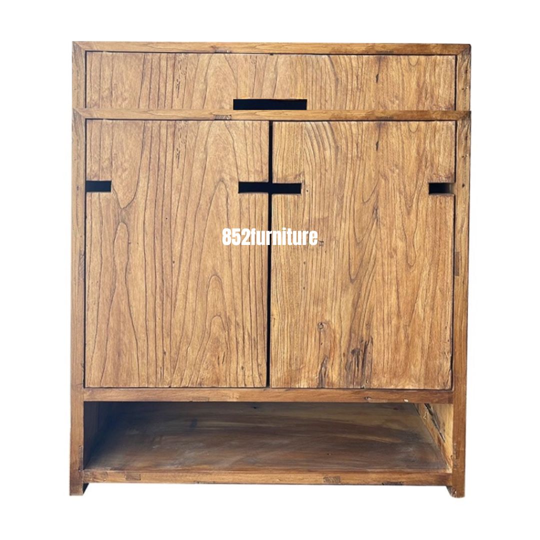 A575老榆木鞋櫃 (Elm shoe cabinet)