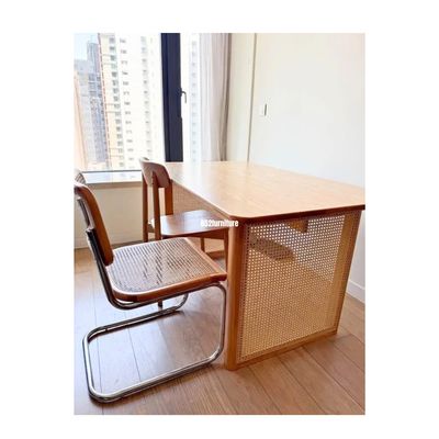 (包送貨安裝 | Delivery and Assembly Included)  A578 日式藤面書桌 (Rattan desk)