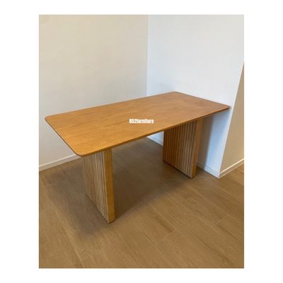 ​(包送貨安裝 | Delivery and Assembly Included)  A591日式實木餐桌 (Solid Wood Dining Table)