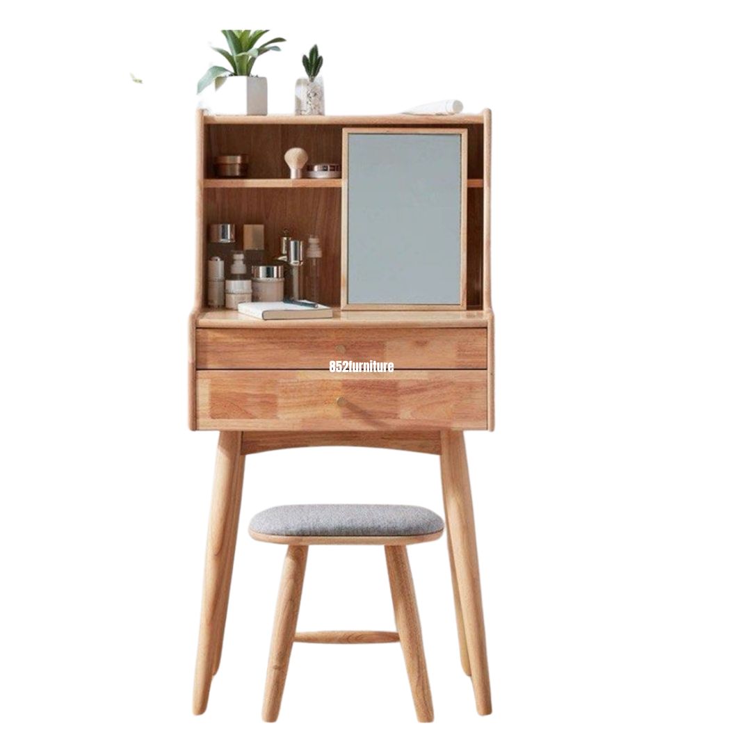 A590橡膠木梳妝台(不連椅, Dressing Table, No Chair)