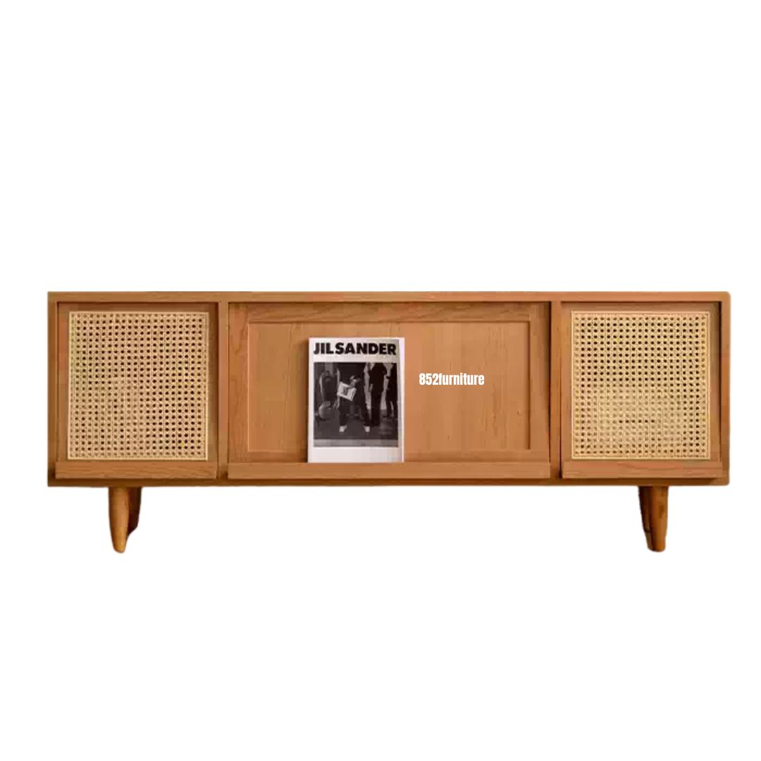 (包送貨安裝 | Delivery and Assembly Included) A008藤面電視櫃 (tv cabinet)