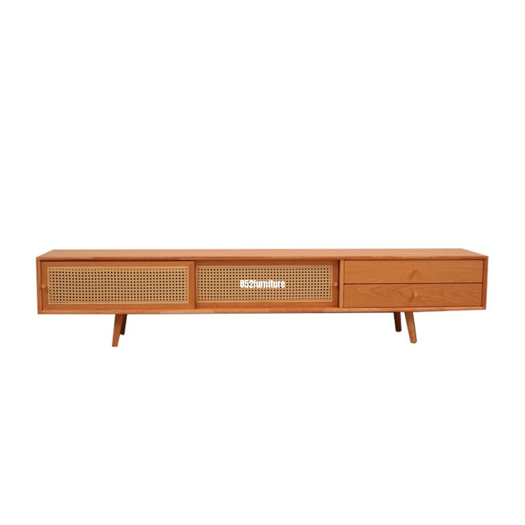 (包送貨安裝 | Delivery and Assembly Included)  A597 實木電視櫃 (tv cabinet)