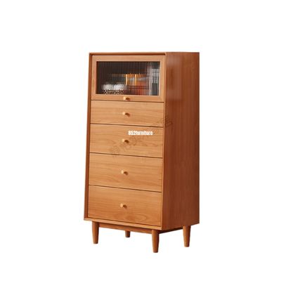 (包送貨安裝 | Delivery and Assembly Included)  A600日式實木五斗櫃 (chest of drawers)