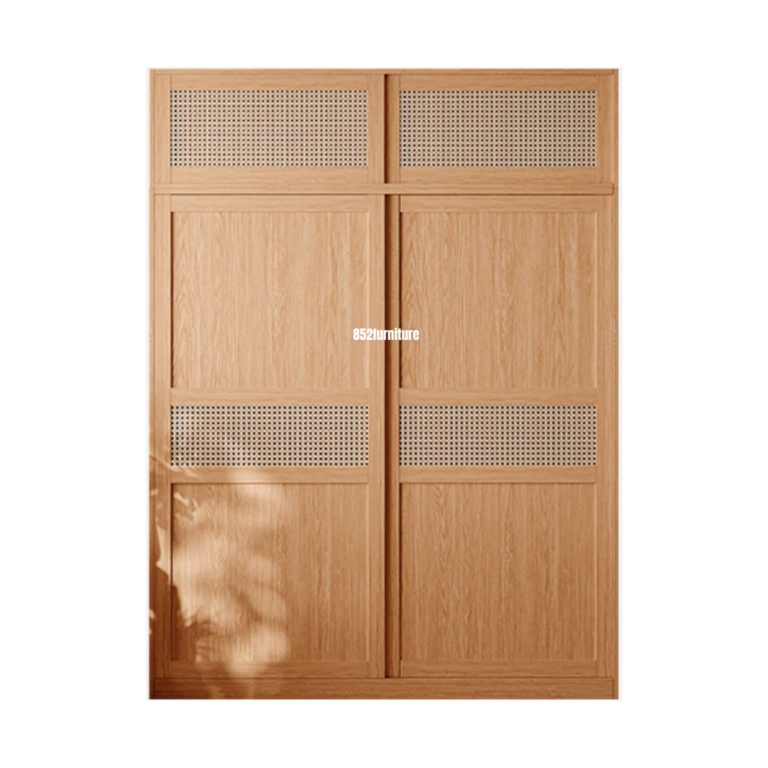 (包送貨安裝 | Delivery and Assembly Included)  A604 趟門衣櫃 (Wooden sliding door wardrobe)