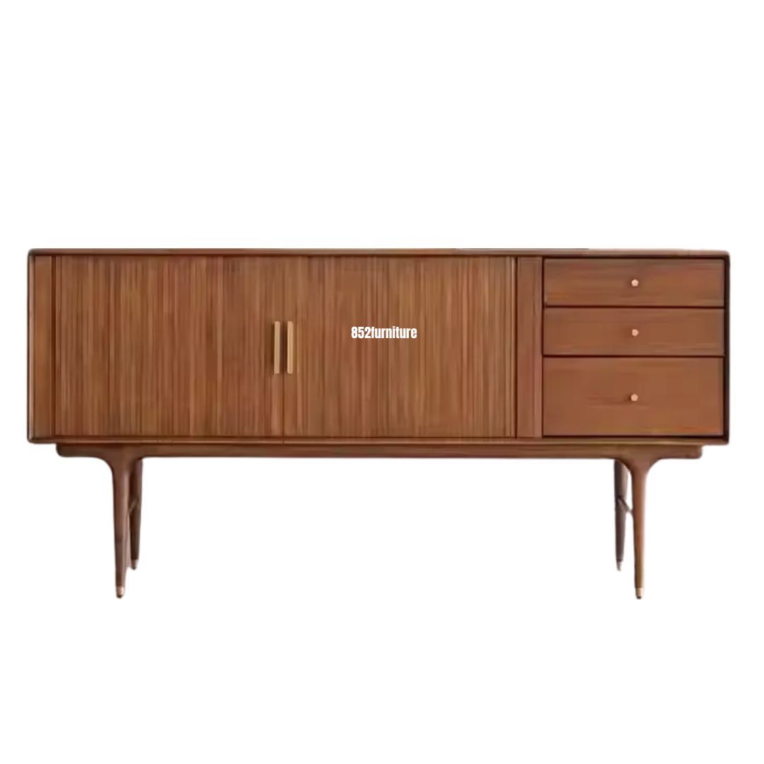 (包送貨安裝 | Delivery and Assembly Included)  A603 實木千頁電視櫃 (tv cabinet)