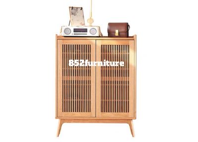 (包送貨安裝 | Delivery and Assembly Included)  A355 日式橡木條子鞋櫃 (Oak shoe cabinet)