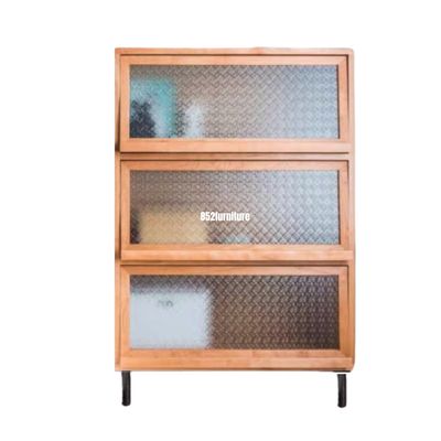 (包送貨安裝 | Delivery and Assembly Included) A117 北歐實木餐邊櫃/儲物櫃 (wooden cabinet)