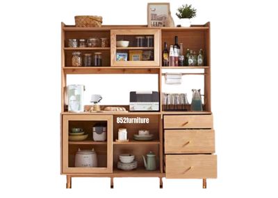 (包送貨安裝 | Delivery and Assembly Included) A066實木餐邊櫃 (dining sideboard)