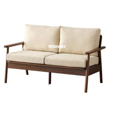 (包送貨安裝 | Delivery and Assembly Included)  A410日式木制布梳化 (Fabric Sofa)