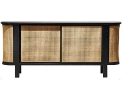 (包送貨安裝 | Delivery and Assembly Included)   A210日式藤面餐邊櫃 (rattan sideboard)