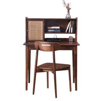 (包送貨安裝 | Delivery and Assembly Included) A061 簡約日式書台(rattan desk)