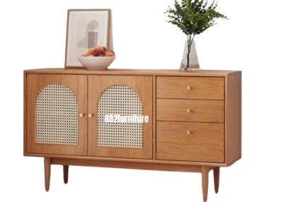 (包送貨安裝 | Delivery and Assembly Included)  A430藤面飾櫃 (Rattan Decorative Sideboard)