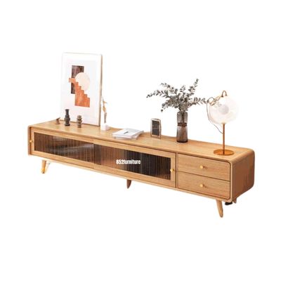 (包送貨安裝 | Delivery and Assembly Included)  A514 日式玻璃電視櫃 (tv cabinet)