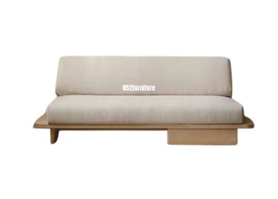 (包送貨安裝 | Delivery and Assembly Included)  A027日式布梳化(Solid wood fabric sofa)