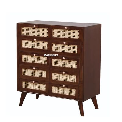 (包送貨安裝 | Delivery and Assembly Included) A292 日式藤面斗櫃 (Rattan chest of drawers)